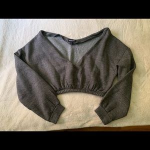 PrettyLittleThing V-Neck Cropped Sweater